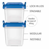 Milton Silo Containers Blue 3pcs set 15 L/18 L/23 L