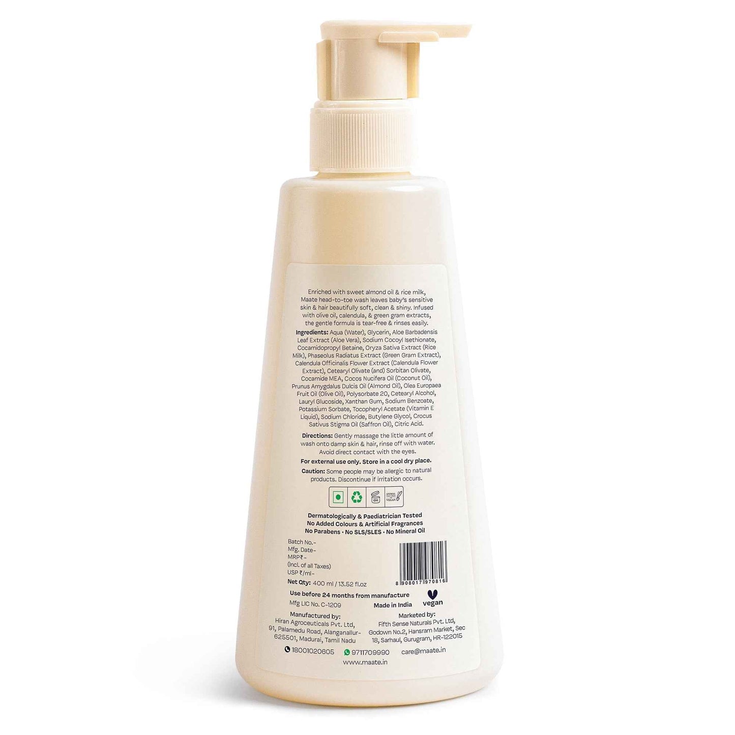 Maate Tear Free Baby Shampoo