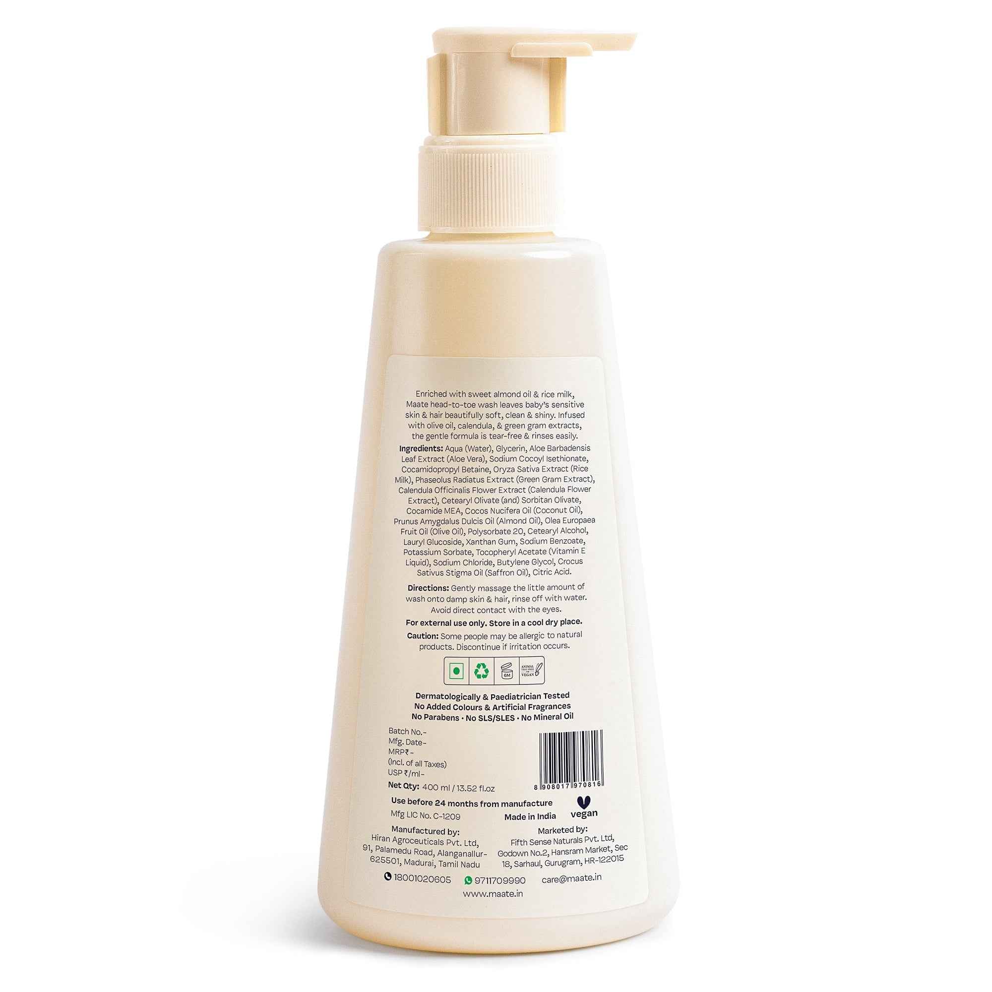 Maate Tear Free Baby Shampoo
