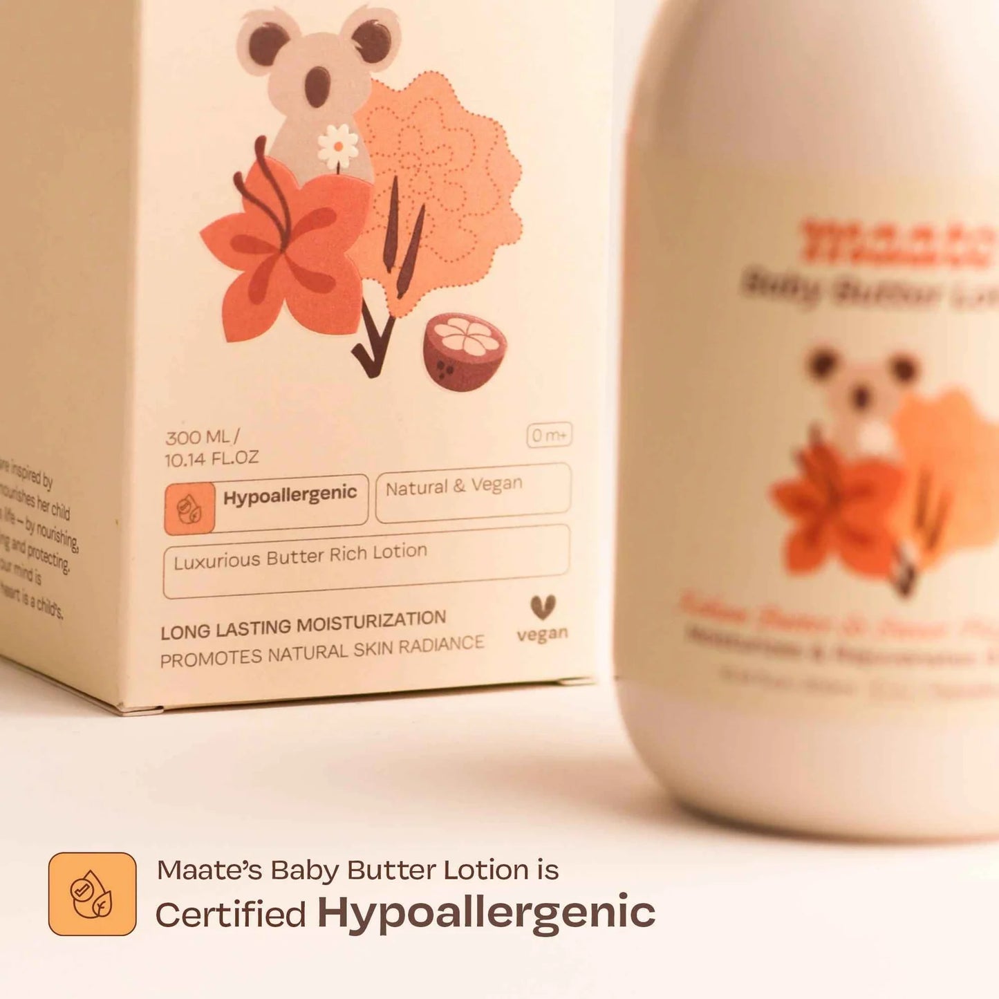 Maate Baby Butter Lotion - Hypoallergenic | Deep Hydration 300ml