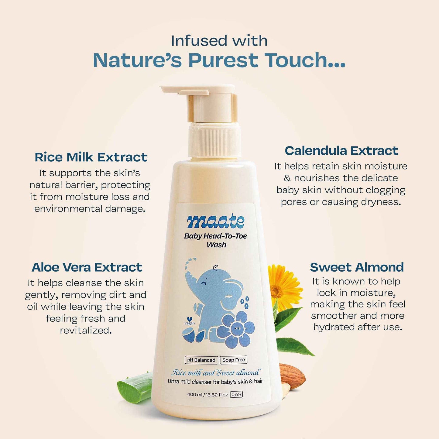 Maate Tear Free Baby Shampoo