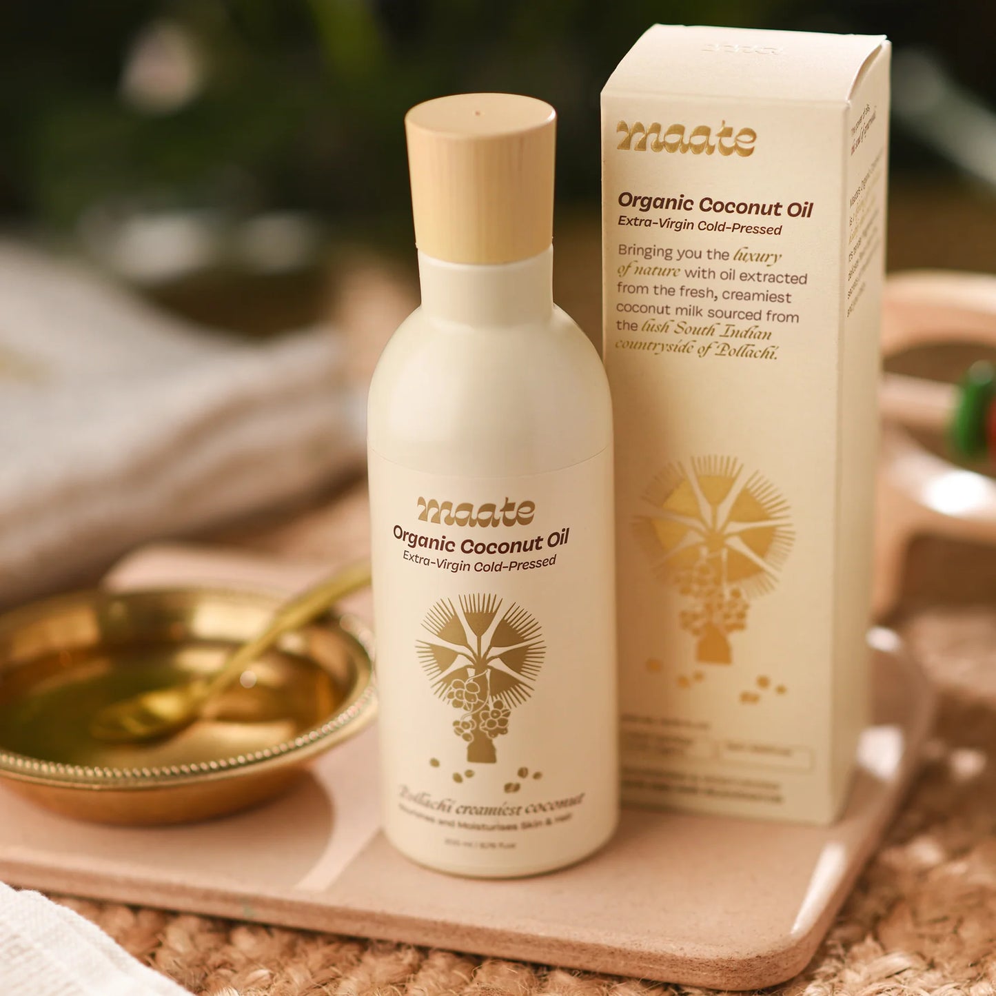 Maate Organic Coconut Oil - Extra Virgin | Cold Pressed | 200ml