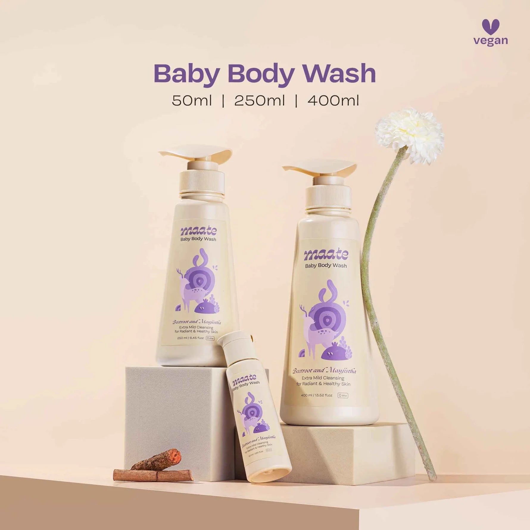 Maate Baby Body Wash ph Balanced | Soap Free