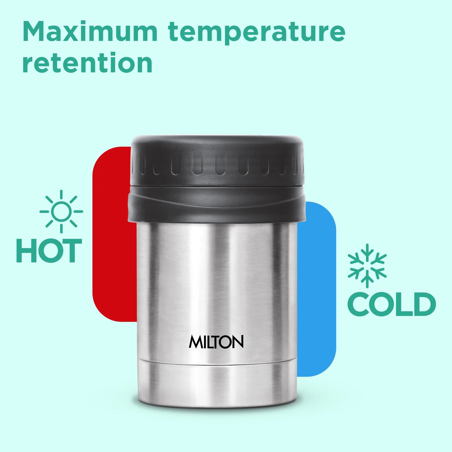 Milton Soup Flask Deluxe Silver 350ML