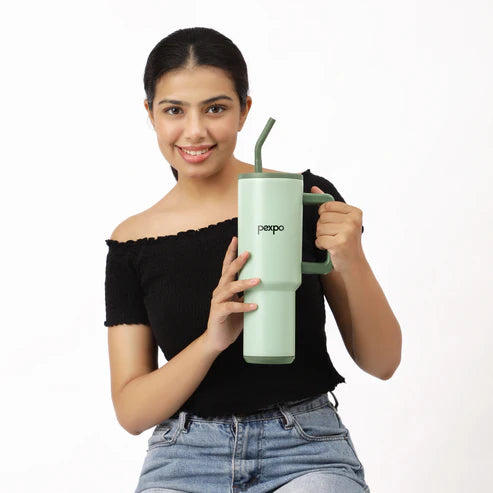 Pexpo Stanzy Thermo Steel Tumbler 1200 ml  Sea Green