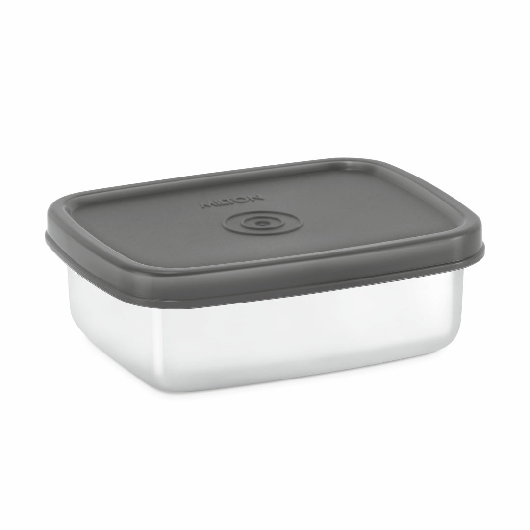 Milton Steel Pro Rectangular Lunchbox 600ML