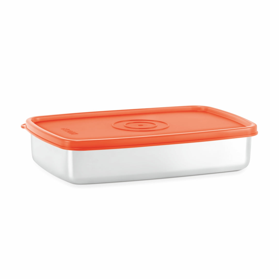 Milton Steel Pro Rectangular Lunchbox 600ML