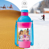 Milton Steel Barbie Kids Sipper Bottle Blue 600ML