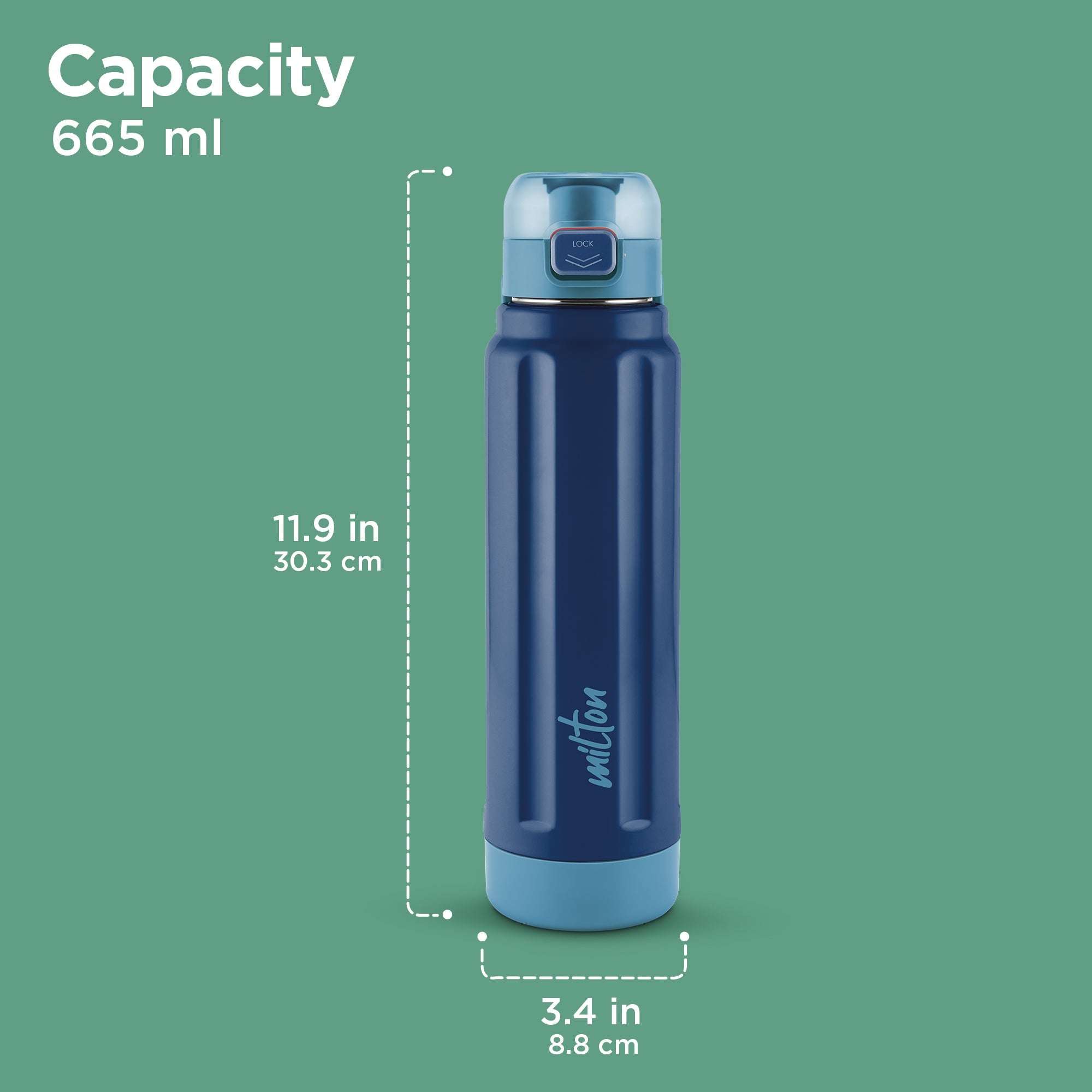Milton Steel Taurus Water Bottle