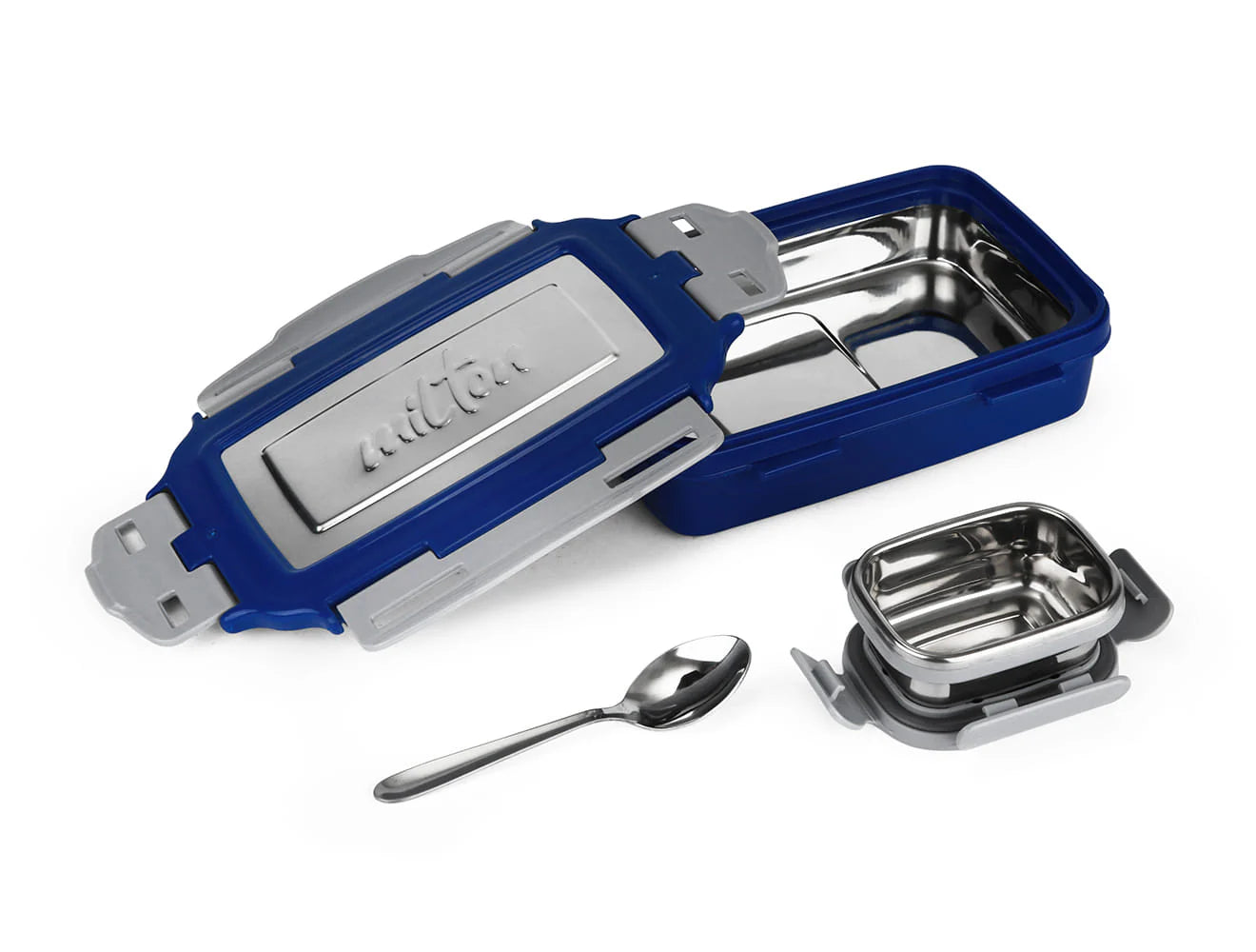 Milton Steely Super Deluxe Lunchbox Dark Blue 400ML