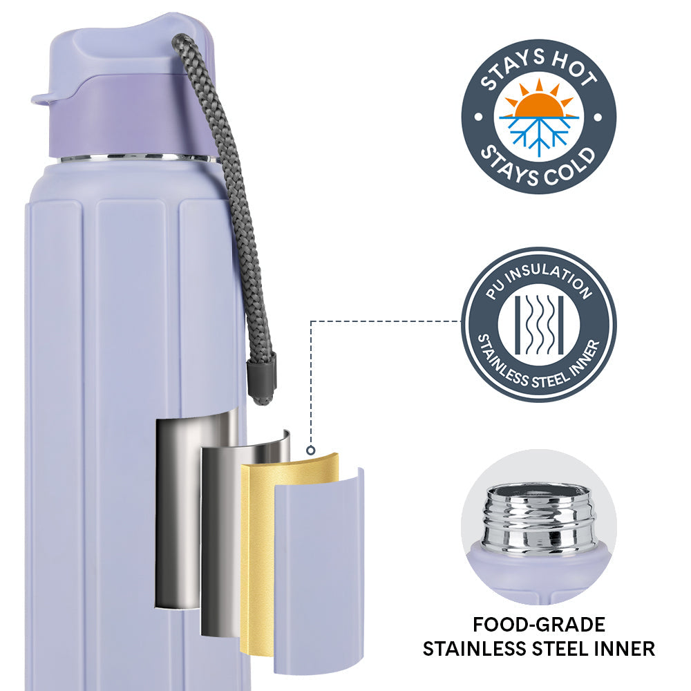 Borosil Larah Amaze Thermoware Bottle