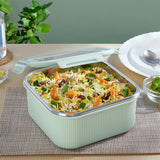 Borosil Larah Freshbyte Square Container with Lid