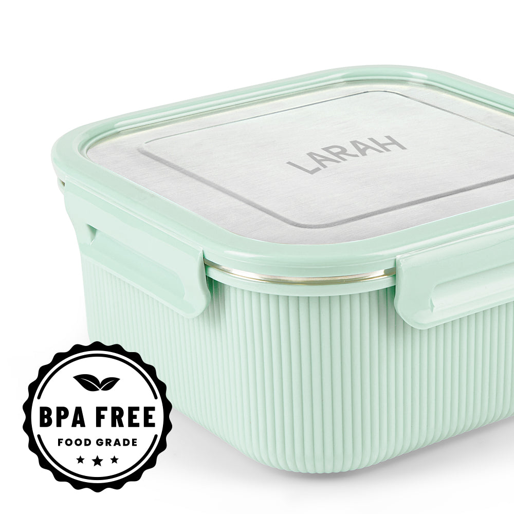 Borosil Larah Freshbyte Square Container with Lid
