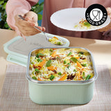 Borosil Larah Freshbyte Square Container with Lid