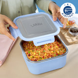Borosil Larah Freshbyte Square Container with Lid