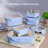 Borosil Larah Freshbyte Square Container with Lid