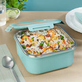 Borosil Larah Freshbyte Square Container with Lid