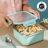 Borosil Larah Freshbyte Square Container with Lid
