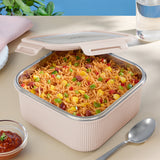 Borosil Larah Freshbyte Square Container with Lid