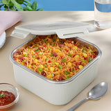 Borosil Larah Freshbyte Square Container with Lid