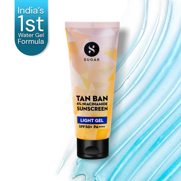 Sugar Tan Ban 4% Niacinamide Sunscreen Light Gel
