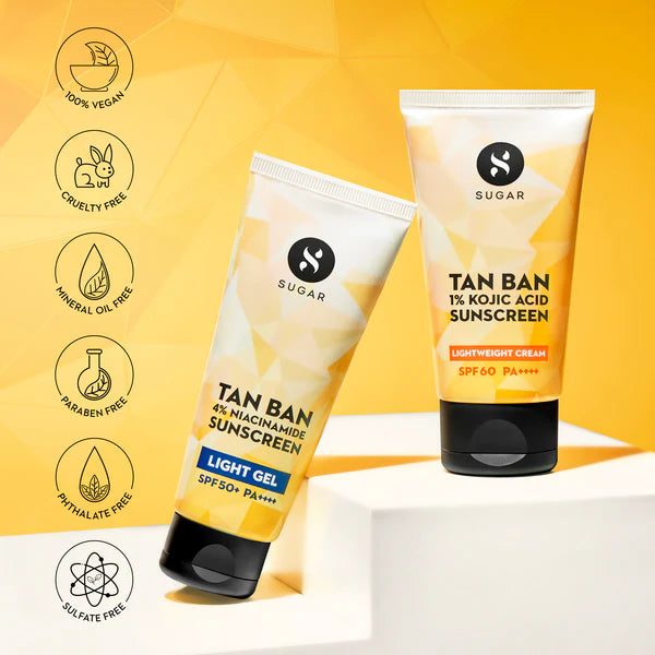 Sugar Tan Ban 4% Niacinamide Sunscreen Light Gel