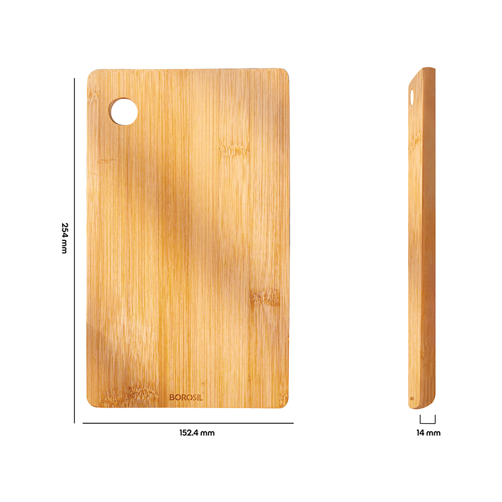 Borosil Bamboo Wood Chopping Board 14mm