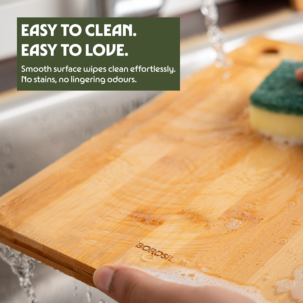 Borosil Bamboo Wood Chopping Board 14mm