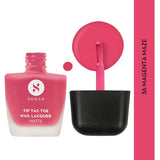 Sugar Tip Tac Toe Nail Lacquer Matte