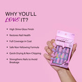 L.A. Girl Luxe Shine Nail Fave Artificial Nail Tips-Total Vibe -28 Pc Kit