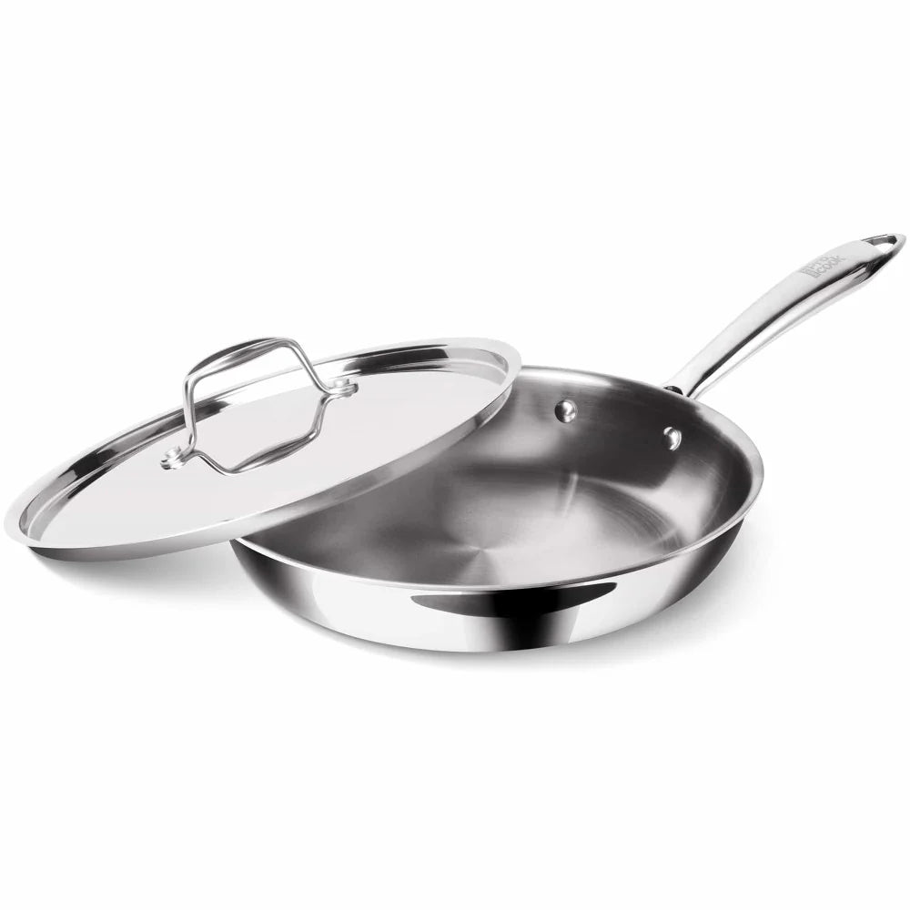 Milton Triply Stainless Steel Fry Pan With Lid