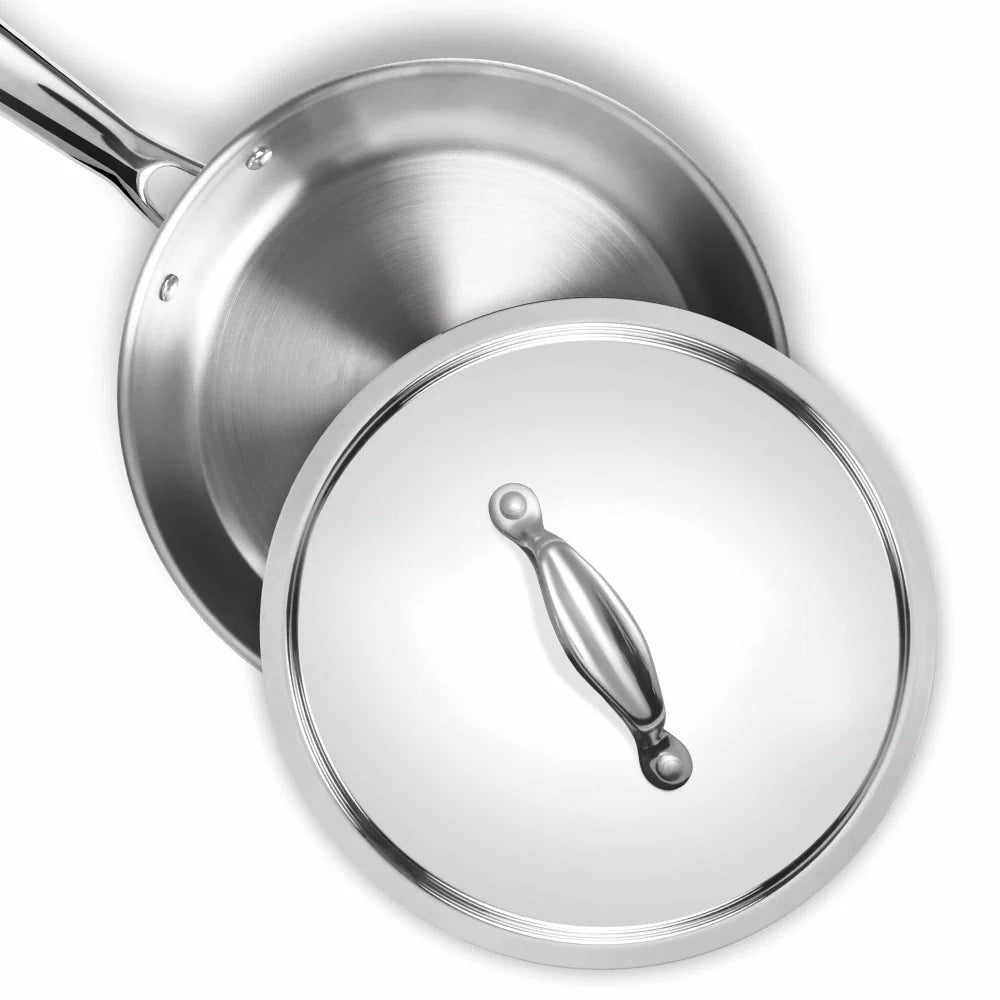 Milton Triply Stainless Steel Fry Pan With Lid