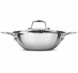Milton Triply Stainless Steel Kadhai with Lid