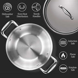 Milton Triply Stainless Steel Kadhai with Lid