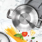 Milton Triply Stainless Steel Kadhai with Lid
