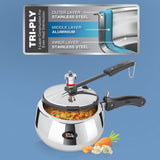 Milton Pressure Cooker Inner Lid Curve Triply (Milton Procook)