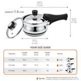 Milton Pressure Cooker Outer Lid Curve Triply
