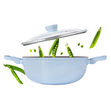 Borosil Vajra Ceramic Deep Kadhai 20CM - 2.3L