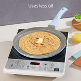Borosil Vajra Ceramic Flat Tawa, Blue