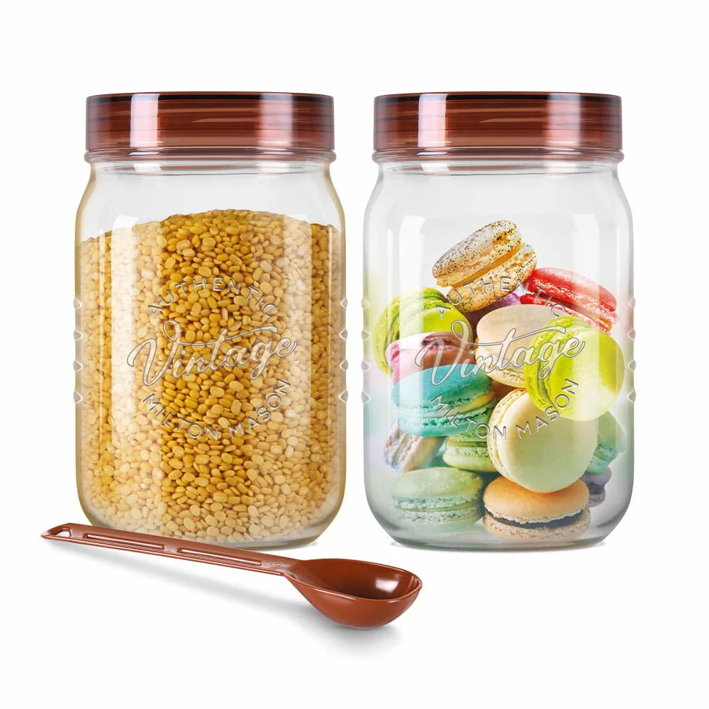 Milton Vintage Pet Jars 2pcs set 1000ML
