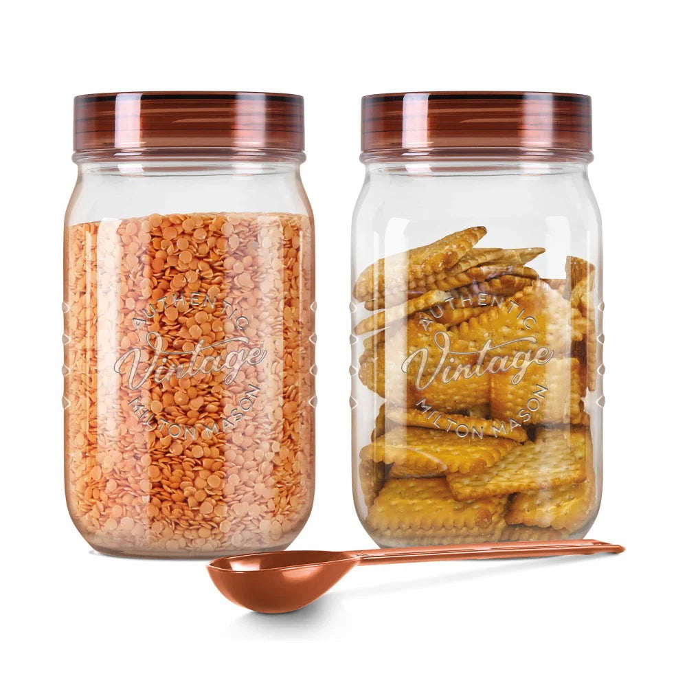 Milton Vintage Pet Jars 2pec set 2000ML