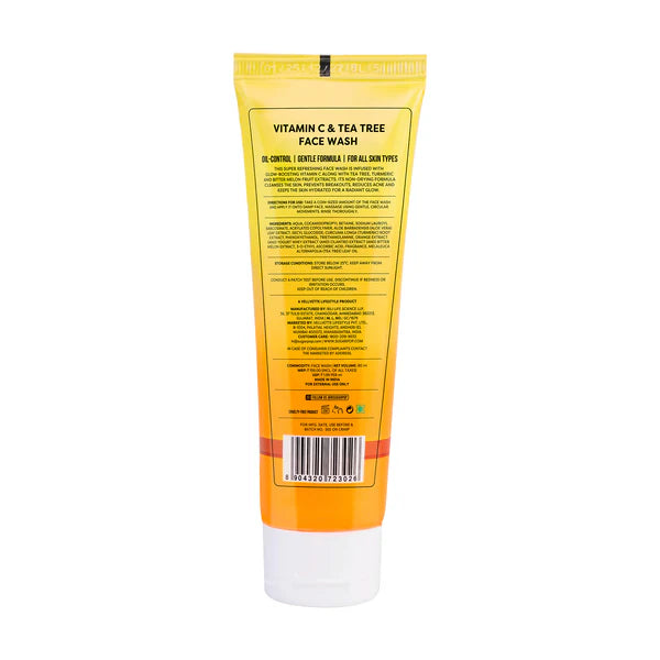 Sugar Vitamin C & Tea Tree Face Wash