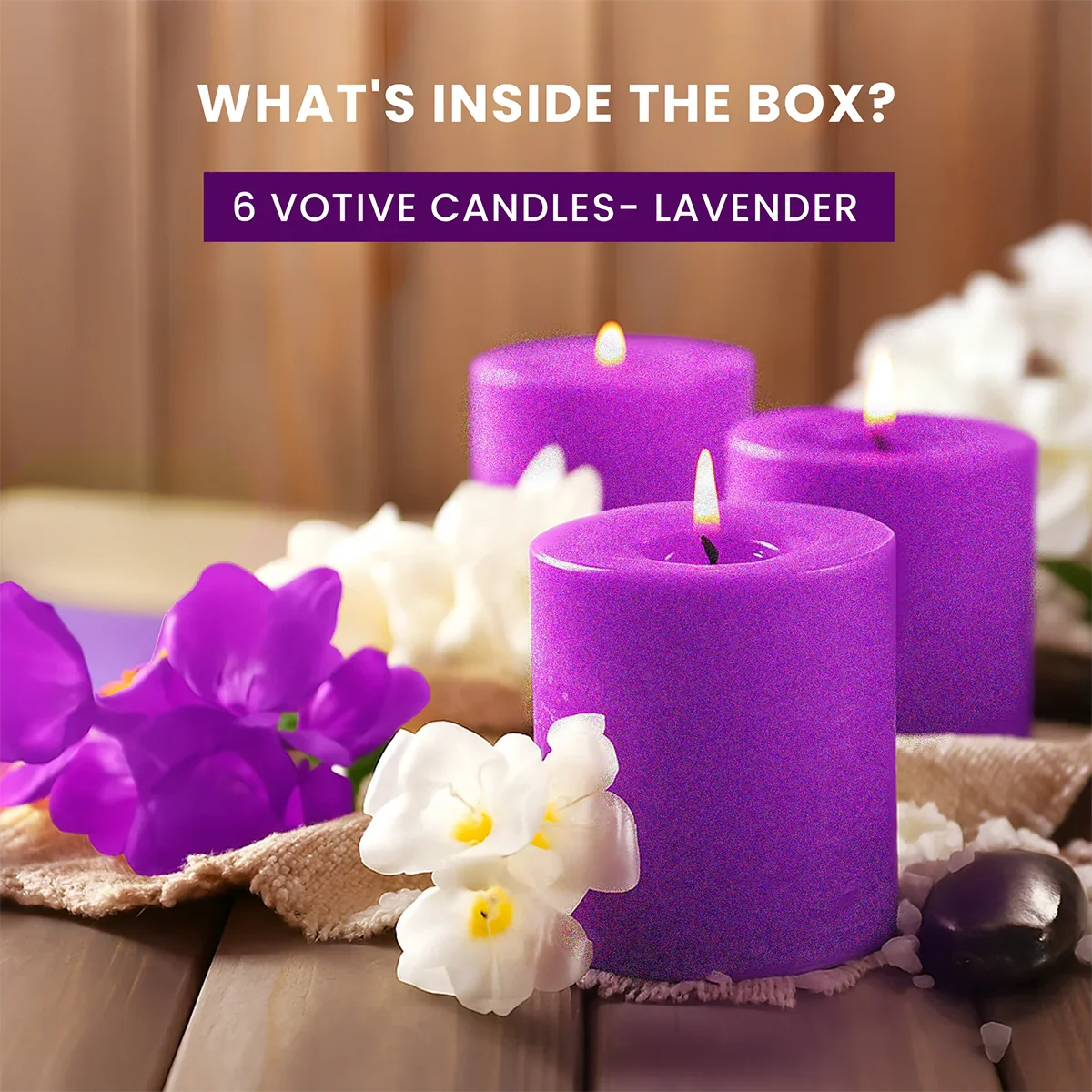 IRIS Lavender Votive Candles 32gm