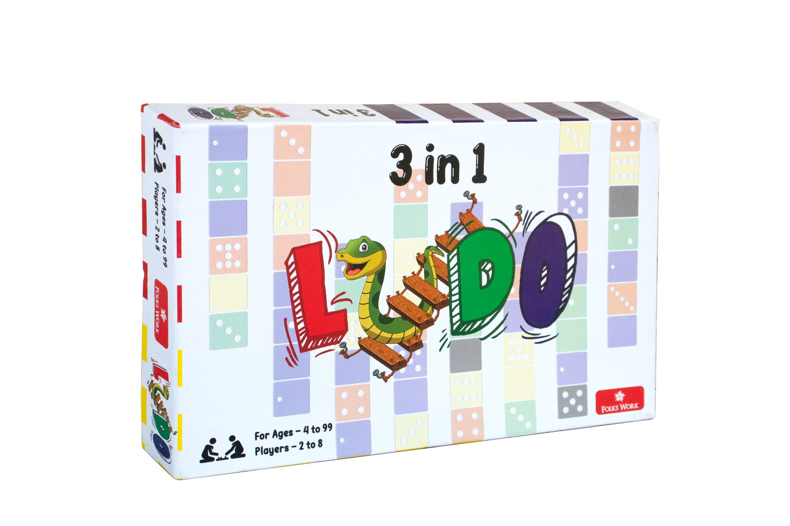 Folks Work Ludo 3 in 1