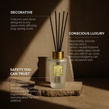 IRIS Celeste White Musk Reed Diffuser Set 150ml