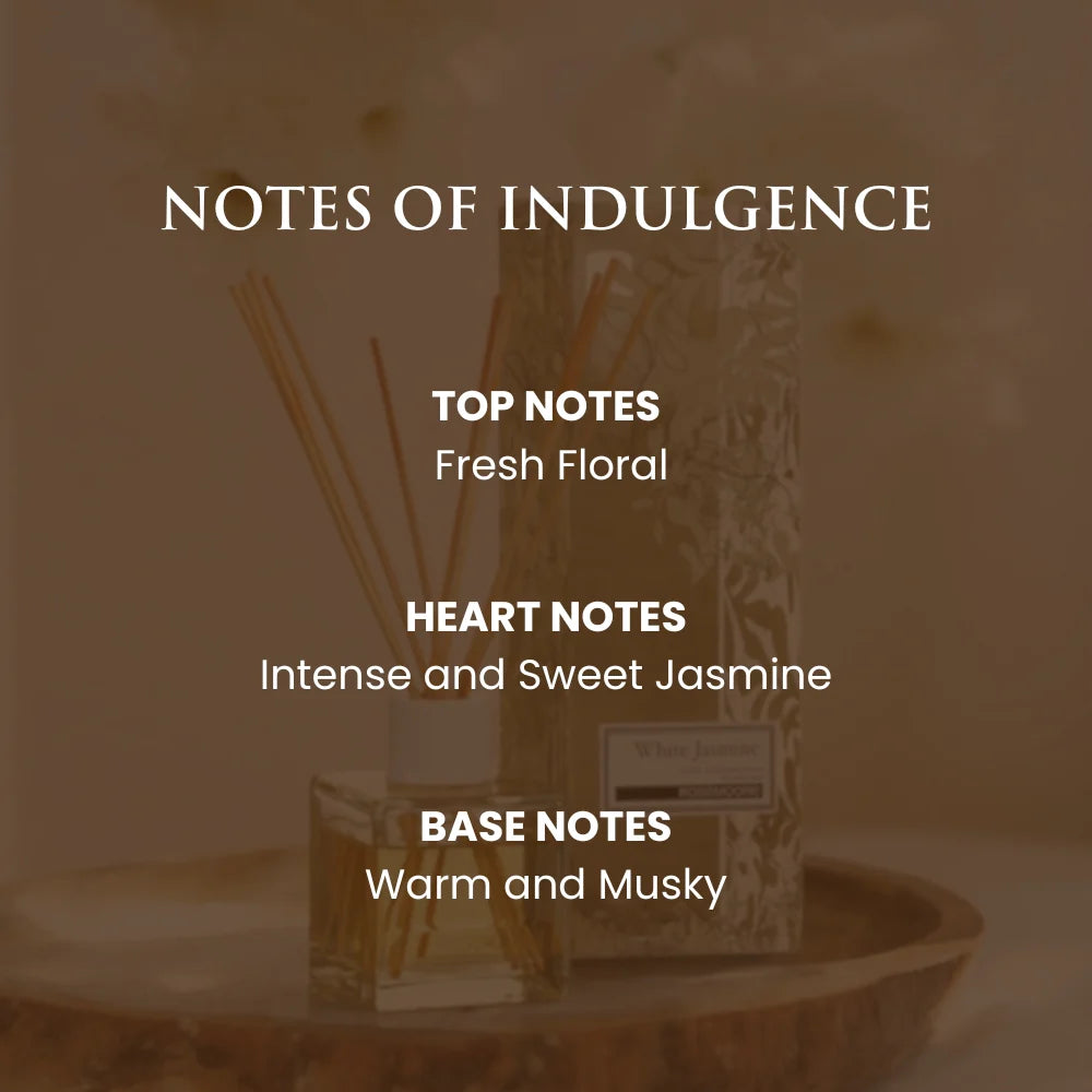 Rosemoore Scented White Jasmine Reed Diffuser 200 ml