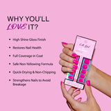 L.A. Girl Oh So Shiny Artificial Nail Tips-Wildest Dream -25 Pc Kit