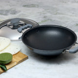 Wonderchef Appachetty Breakfast Pan with Lid 3mm,22cm