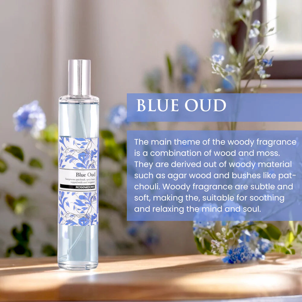 Rosemoore Blue Oud Scented Home & Room Spray 100 ml