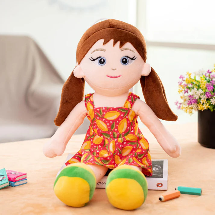 Mirada Mango Print Rag Doll Toy – 38cm